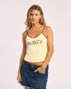 RUSTY CONTRAST STAPLE TANK LD 