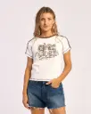 85 CONTRAST RAGLAN BABY TEE LD 