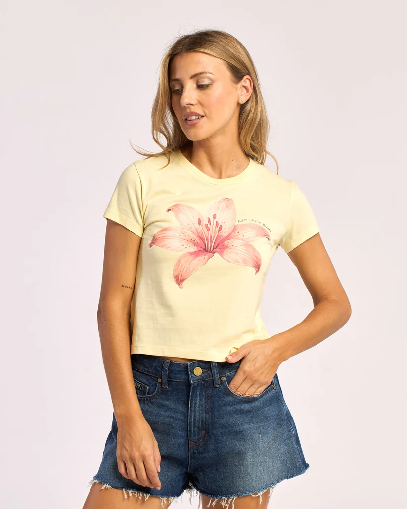 BOTANY COASTAL RELAXED MINI TEE LD 