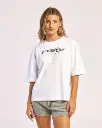 METALLIC RUSTY BOXY TEE LD 