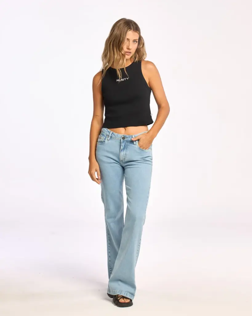 FREIDA FLARE LOW RISE JEAN LD 