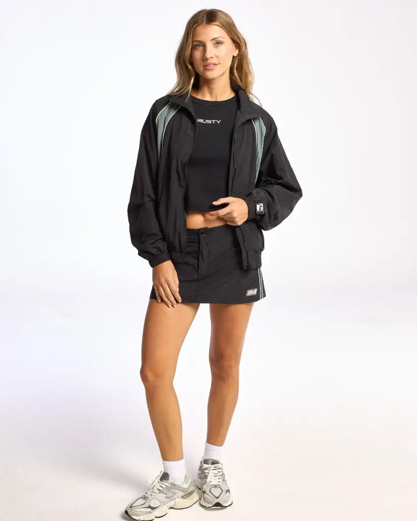 OLYMPIA ZIP THROUGH JACKET LD* 