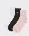 FANCY DAY CREW 3-SOCK PACK LD* 