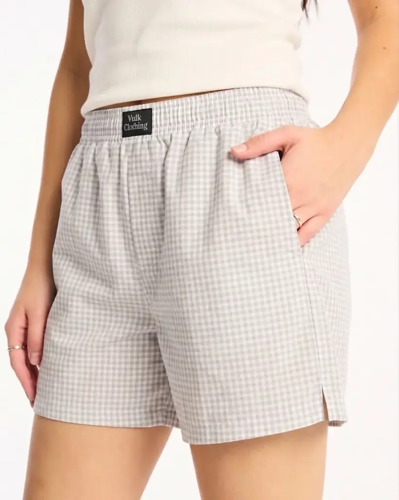 CHAINED SHORT - LIGHT GREY