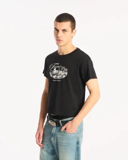 TRASHED TEE - BLACK