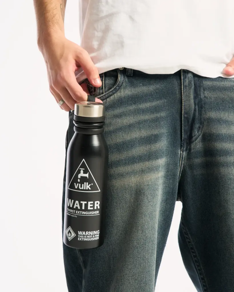 VULK HYDRO BOTTLE* - BLACK - RED