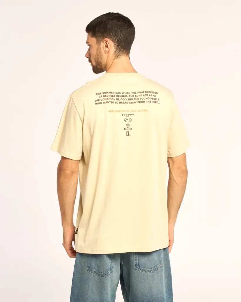 BRUCE BROWN TEE ST* ( SKY BLUE / EGRET )