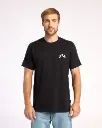 COMPETITION TEE ( BLANCO / NEGRO / GREY MARLE )