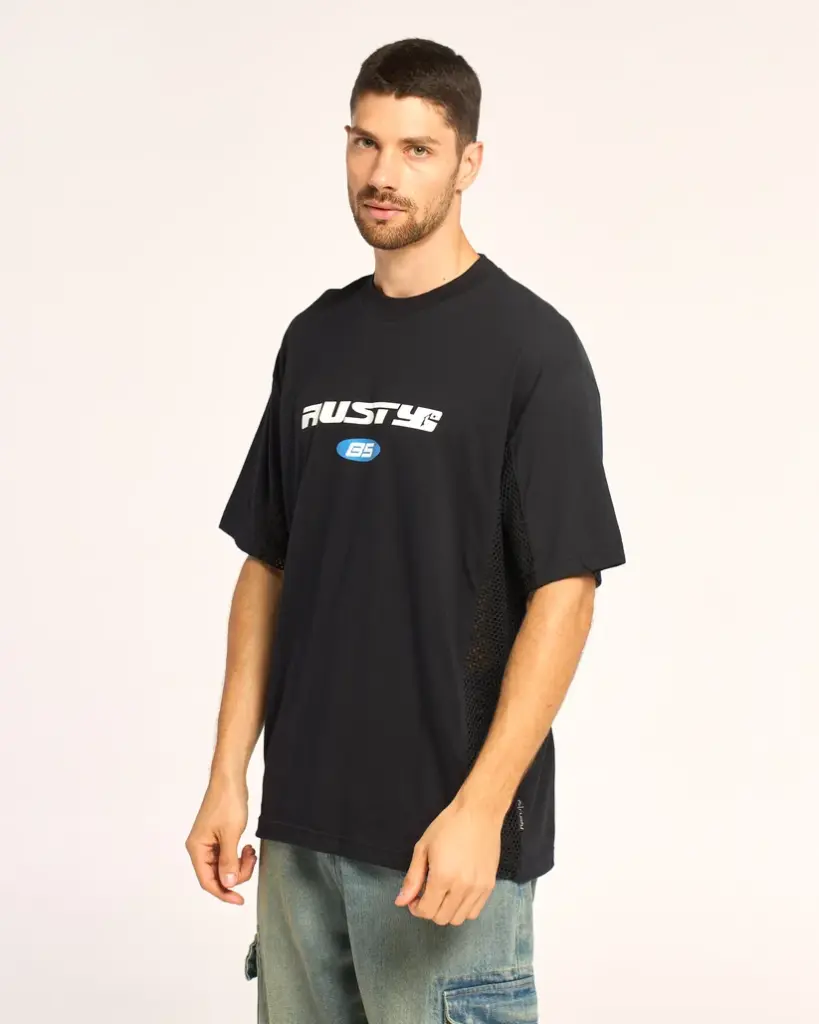RODMAN TEE OV ( WHTE / BLACK )
