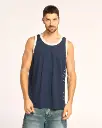 SPEEDRUN TANK ( BROWN JAVA / NAVY BLUE )
