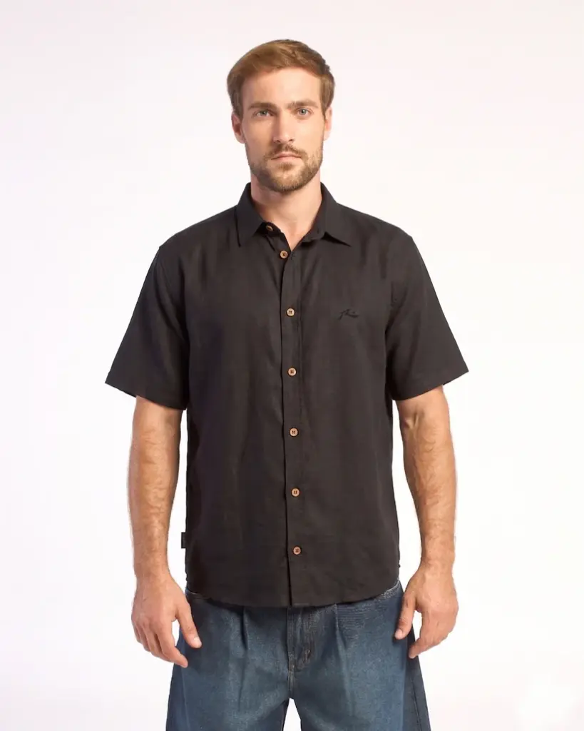 OVERTONE 4 SHIRT* ( OFF WHITE / BLACK )
