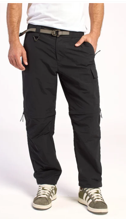 WILLIS CONVERTIBLE PANT*-EXTRA MARGEN 2.5- ( BROWN SHITAKE / BLACK )