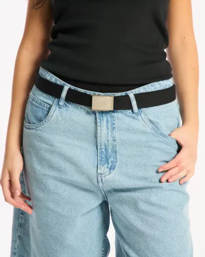 [51HVUA2706!BK!U] LOGO BELT* - BLACK
