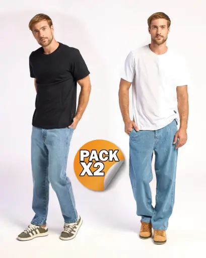 [00HRUT2003[Colores][Talles]] ALL NIGHT TEE PACK X2 