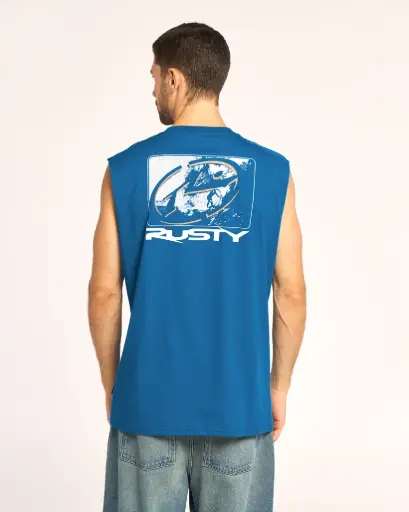 [43HRUA2701[Colores][Talles]] HEXPIT MUSCLE ST* ( ROYAL BLUE / BLACK )