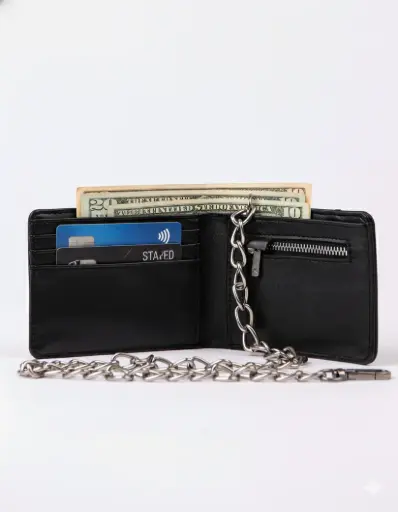 [WAM0628!BK!U] DISTRICT CHAIN WALLET* 