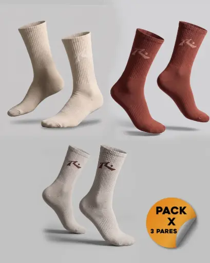 [55HRUA2705!CJ!U] SUNSET STATION CALF 3-SOCK PACK* 