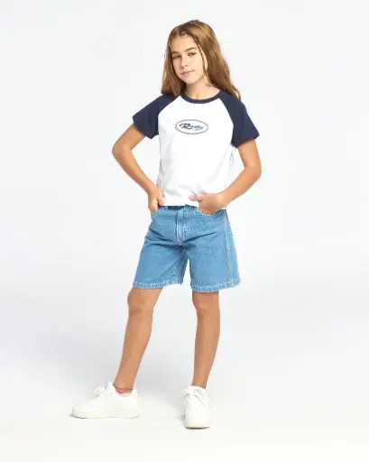 [26GRUA2701[Colores][Talles]] FLIP GIRL 2.0 DENIM JORT GIRLS 