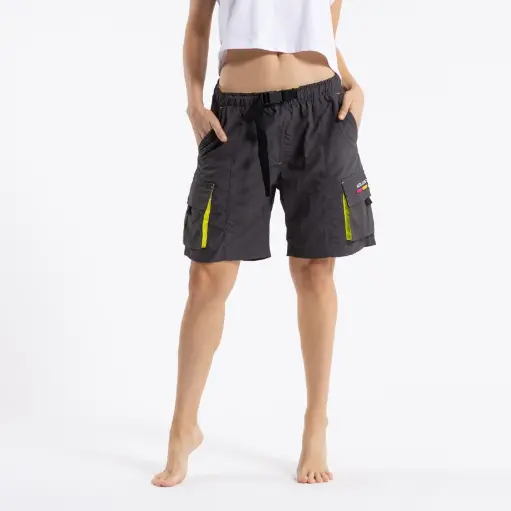 [20MRUA2502] UTILITY MID RISE NYLON CARTGO SHORT LD
