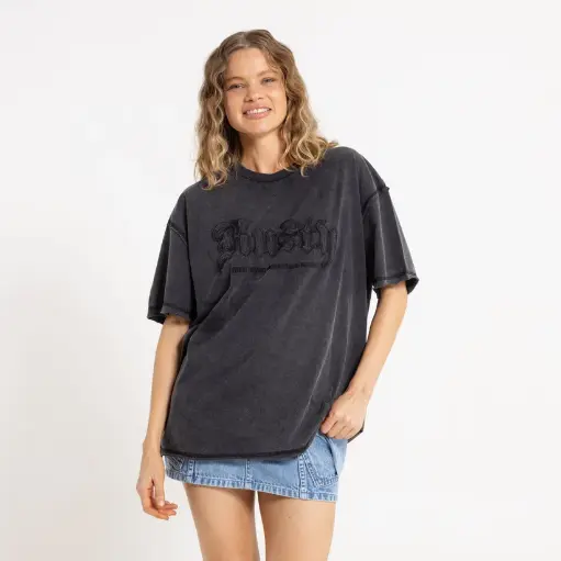 [00MRUA2623] ROXANNE FEELN RUSTY OVERSIZE TEE LD