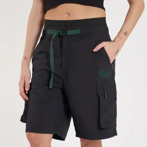 [22HVUA2611] MAIDEN SHORT - BLACK